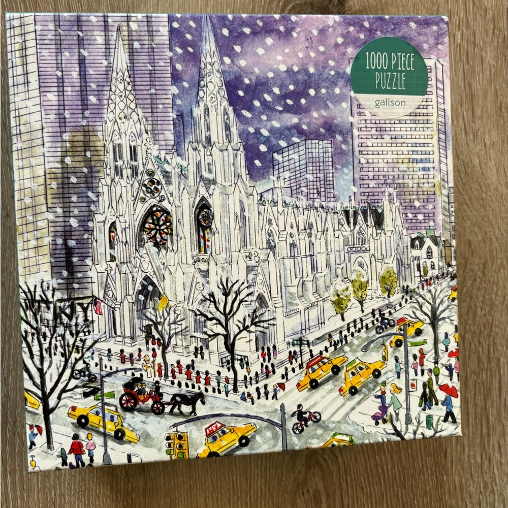 1000 Piece Puzzle - Winter City Scene